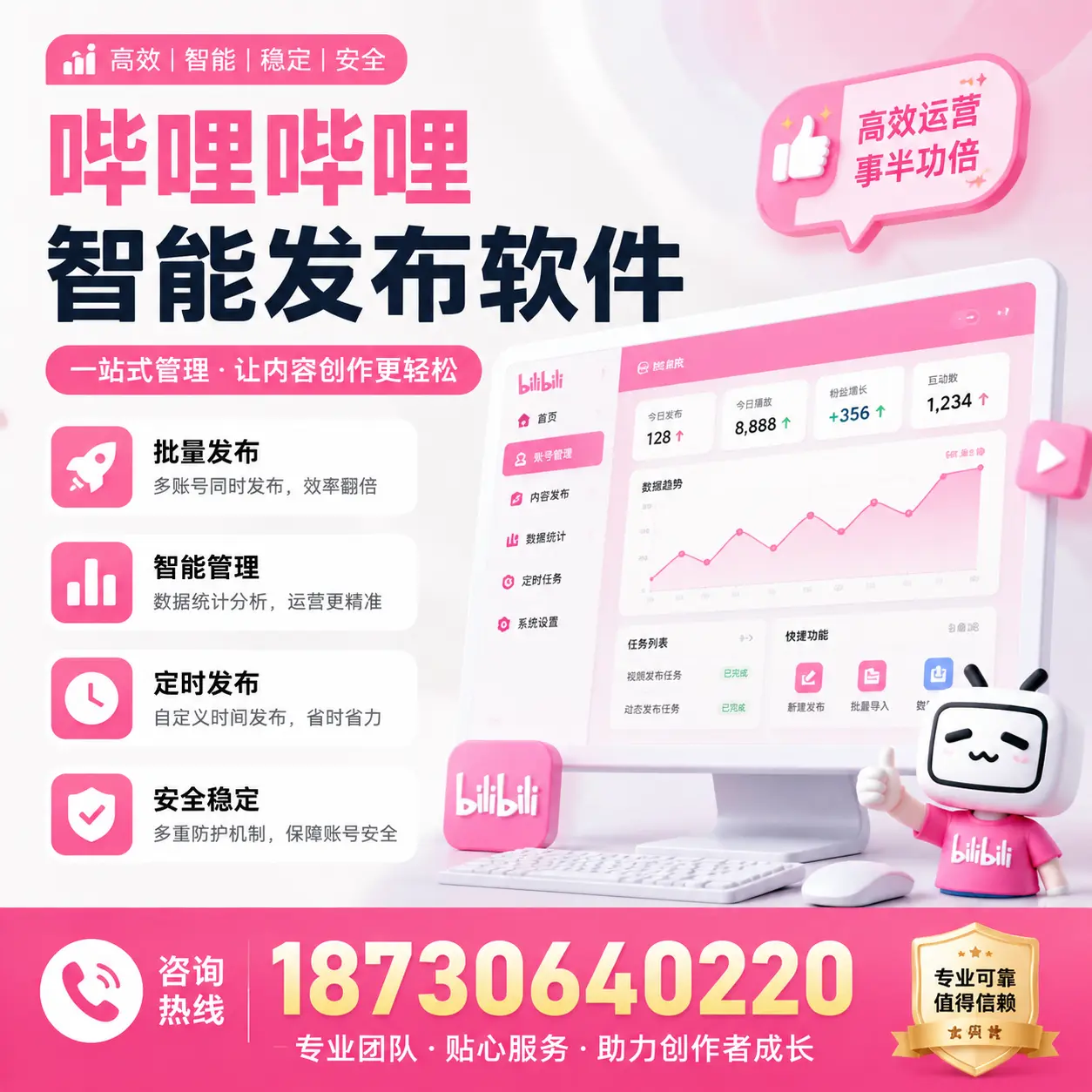 如何评估哔哩哔哩智能发布软件的ROI?西双版纳 企业必读